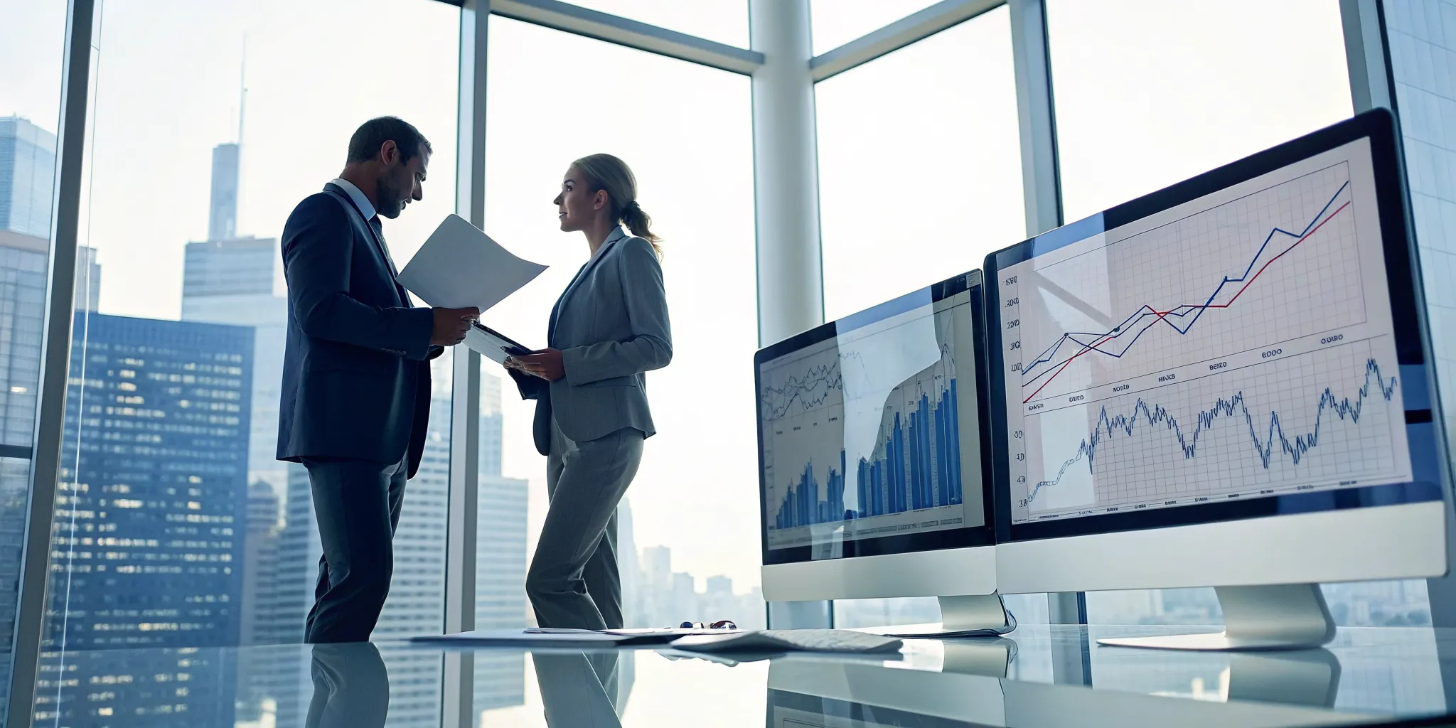 Real estate professionals planning a capital raising strategy for an investment.