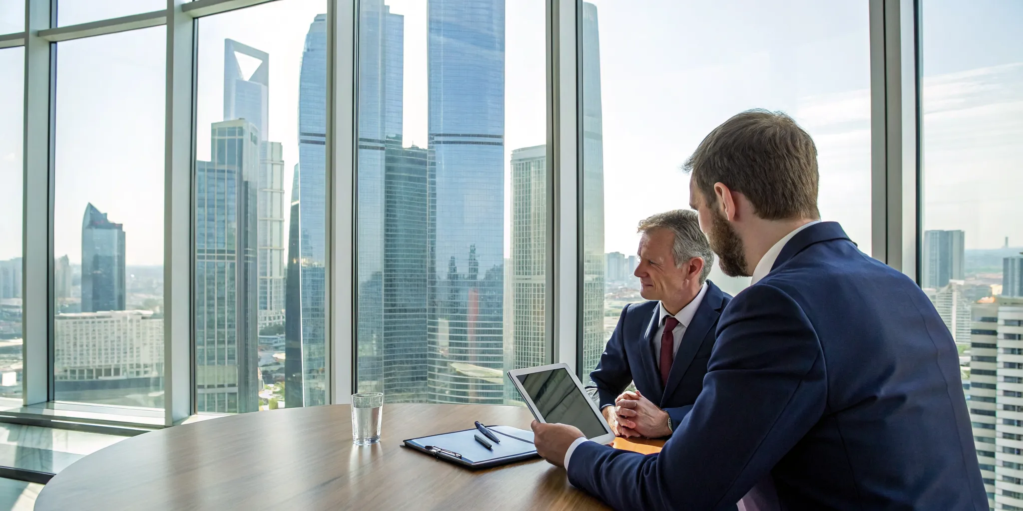 An investor meets with a CPA they plan to hire for real estate cash flow analysis.