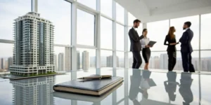 A financial coach advises real estate investors on their investment strategy.