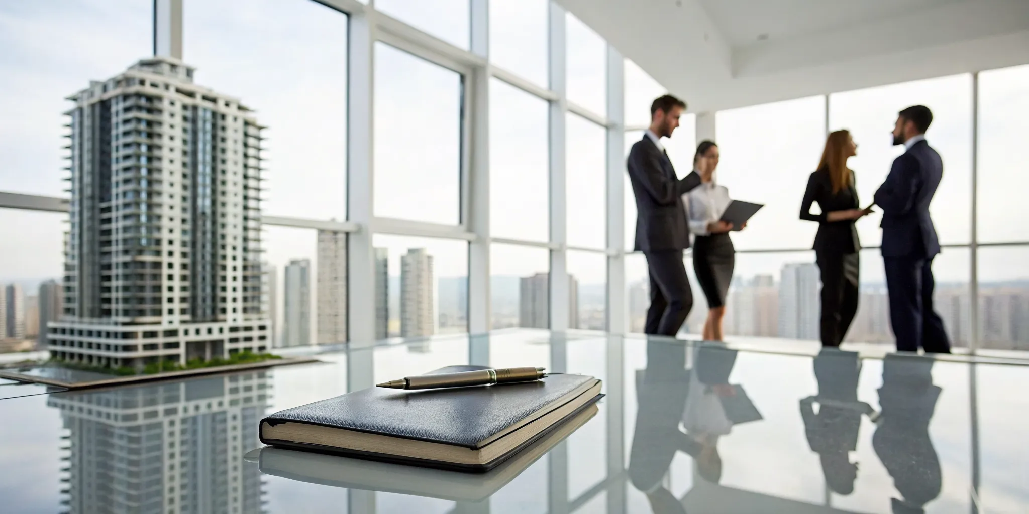 A financial coach advises real estate investors on their investment strategy.