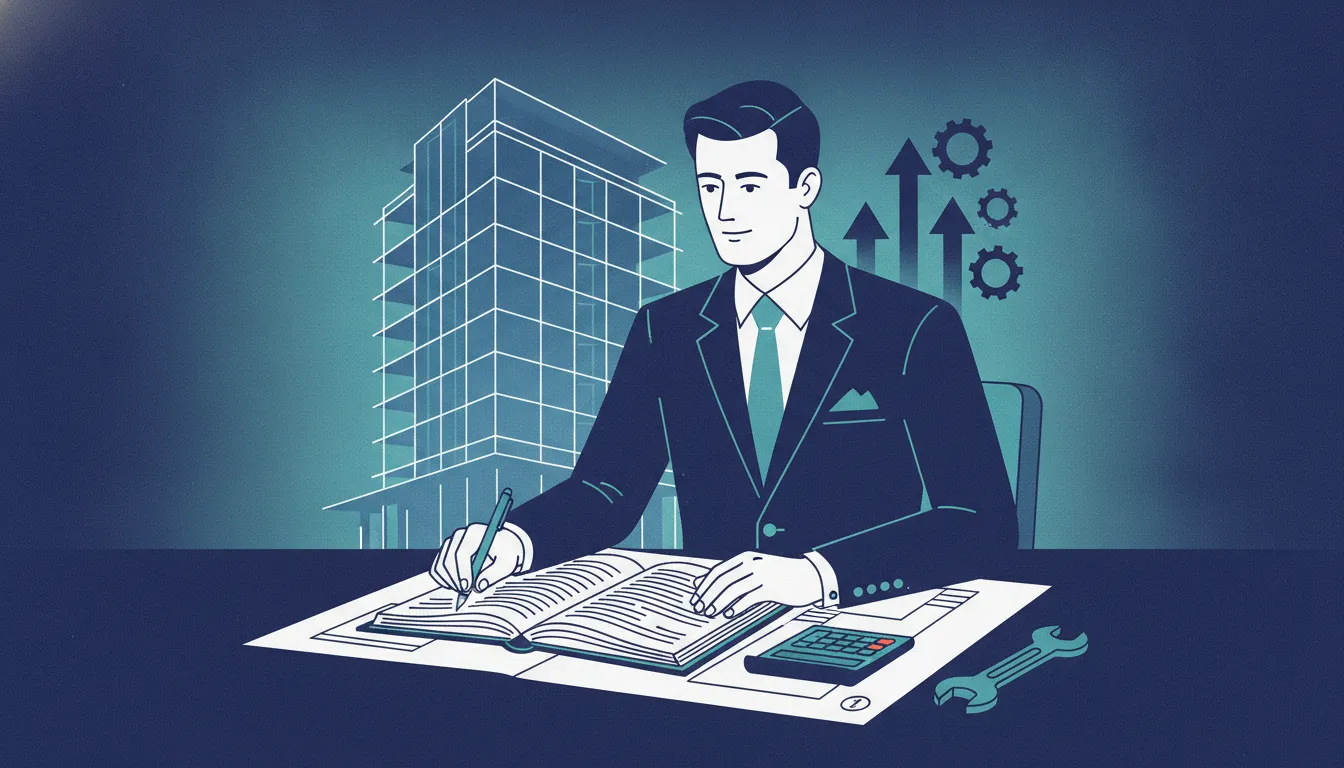 Rental property investor reviewing repair and improvement costs