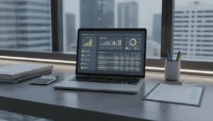 Property management accounting controls dashboard for real estate investors