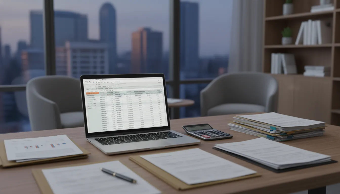 Real estate depreciation schedule records for rental property investors