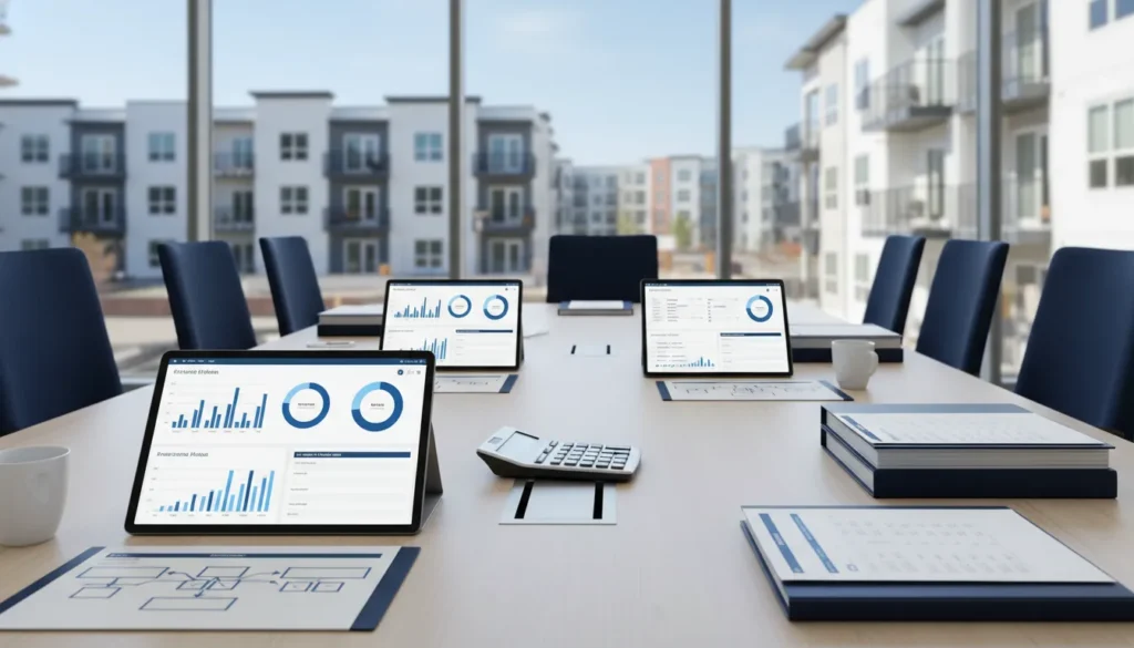 Syndication accounting reports dashboard for real estate operators