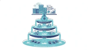 Tiered real estate syndication distribution waterfall