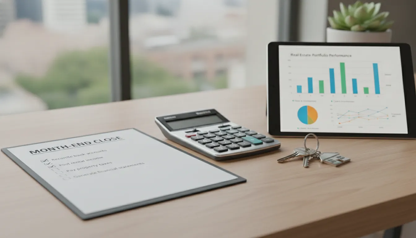 Real Estate Month-End Close Checklist